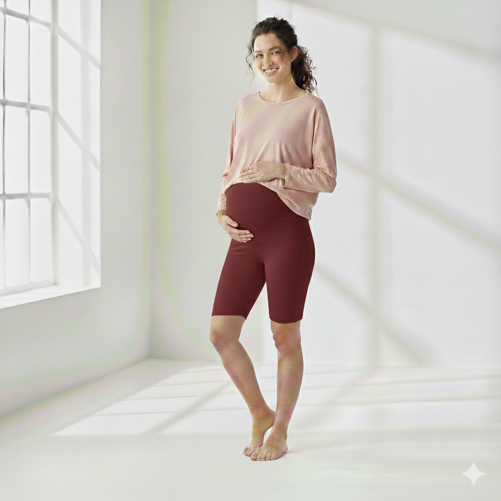 Maternity Shorts - Marron