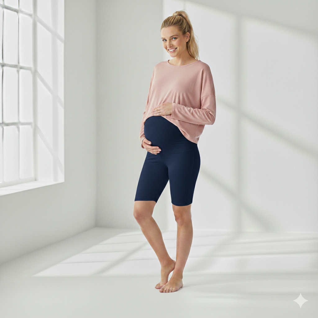 Maternity Shorts - Navy
