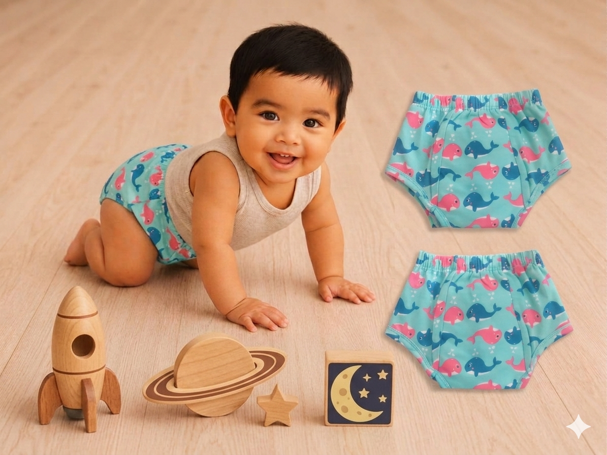 Dolphin Washable Padded Underwear