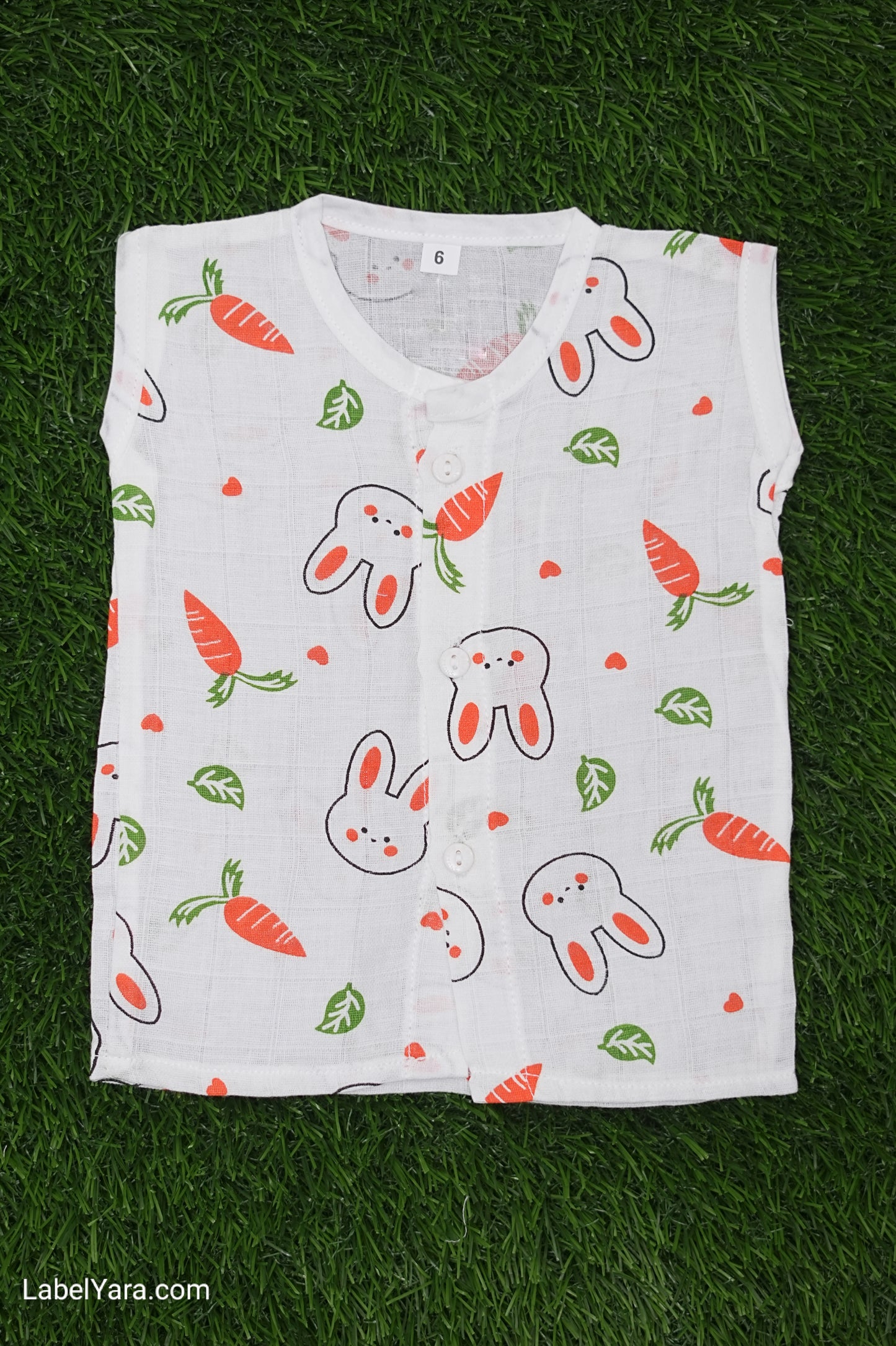 Baby - Bunny Muslin Top