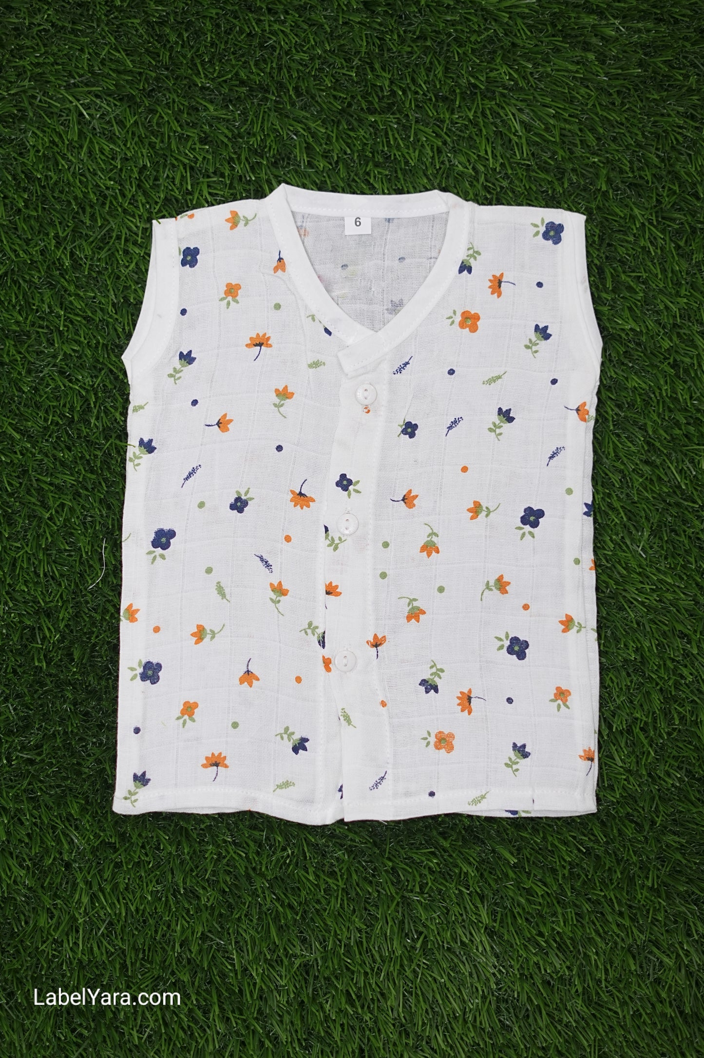 Baby - Floral Muslin Top
