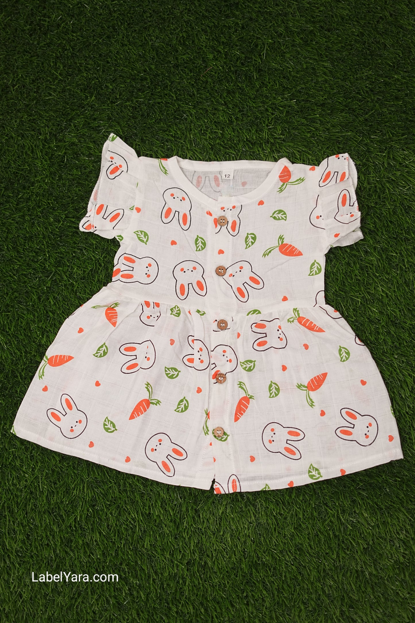 Baby - Bunny Muslin Frock
