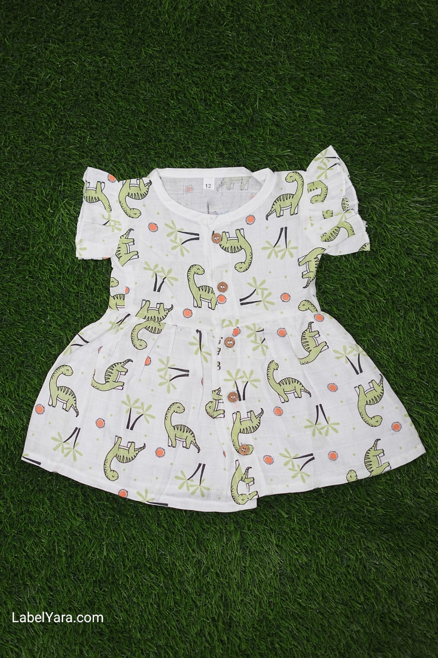 Baby - Dino Muslin Frock