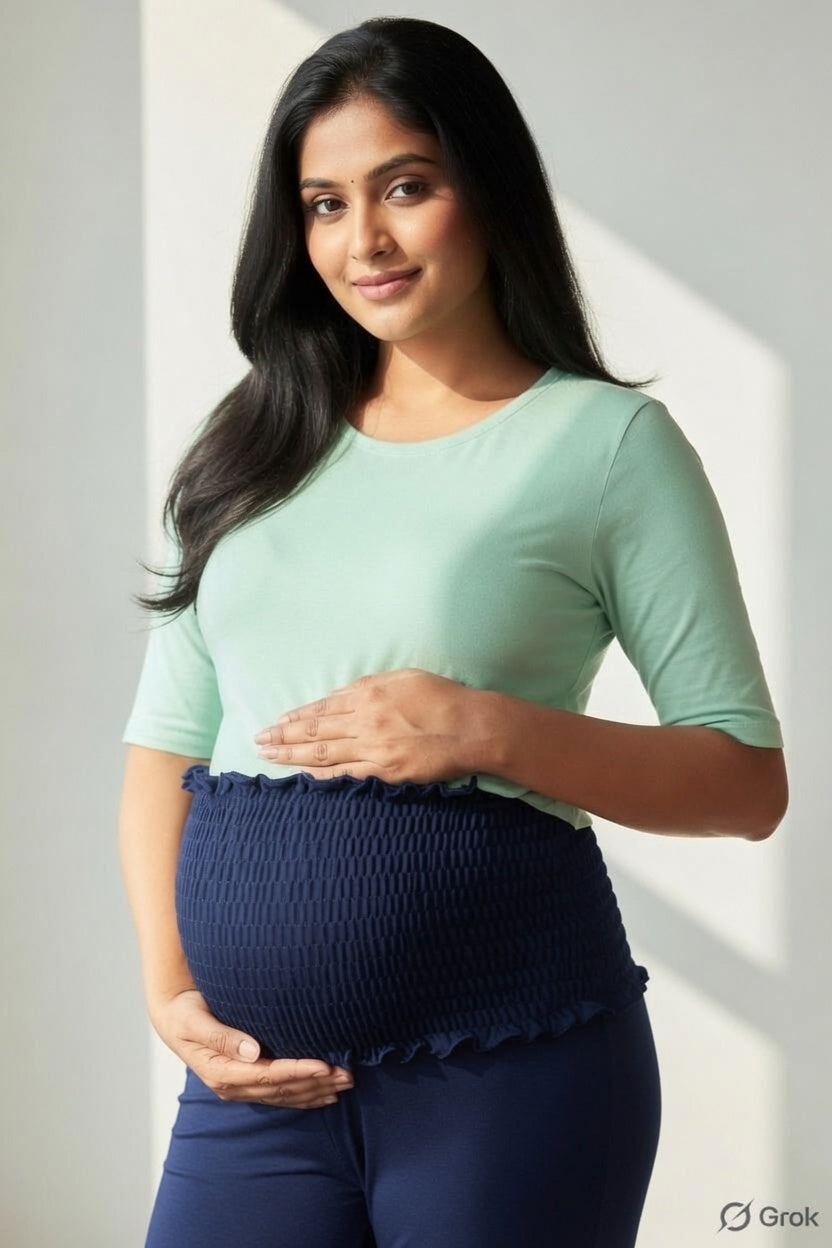 Maternity Belly Pant - Navy