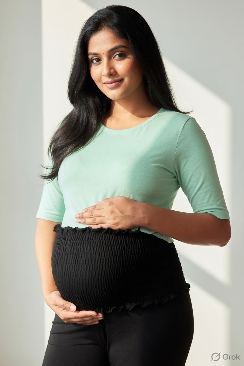 Maternity Belly Pant - Black