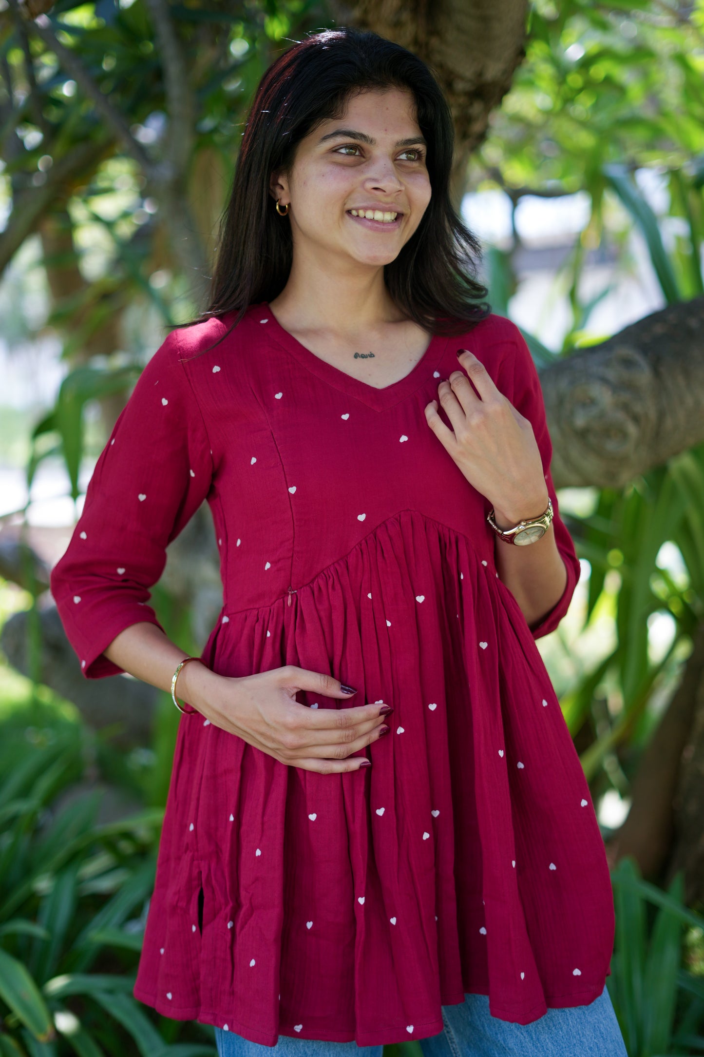 Delna Short Top