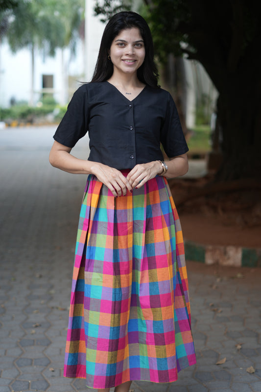 Madrasi Skirt Top
