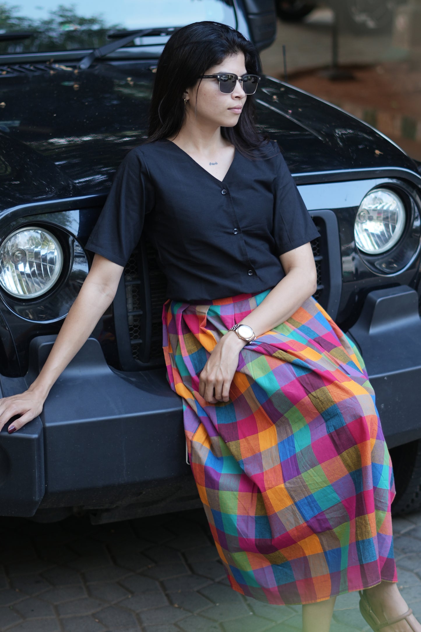 Madrasi Skirt Top
