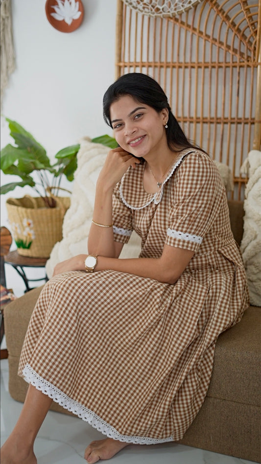 Amelie Midi Maternity Dress
