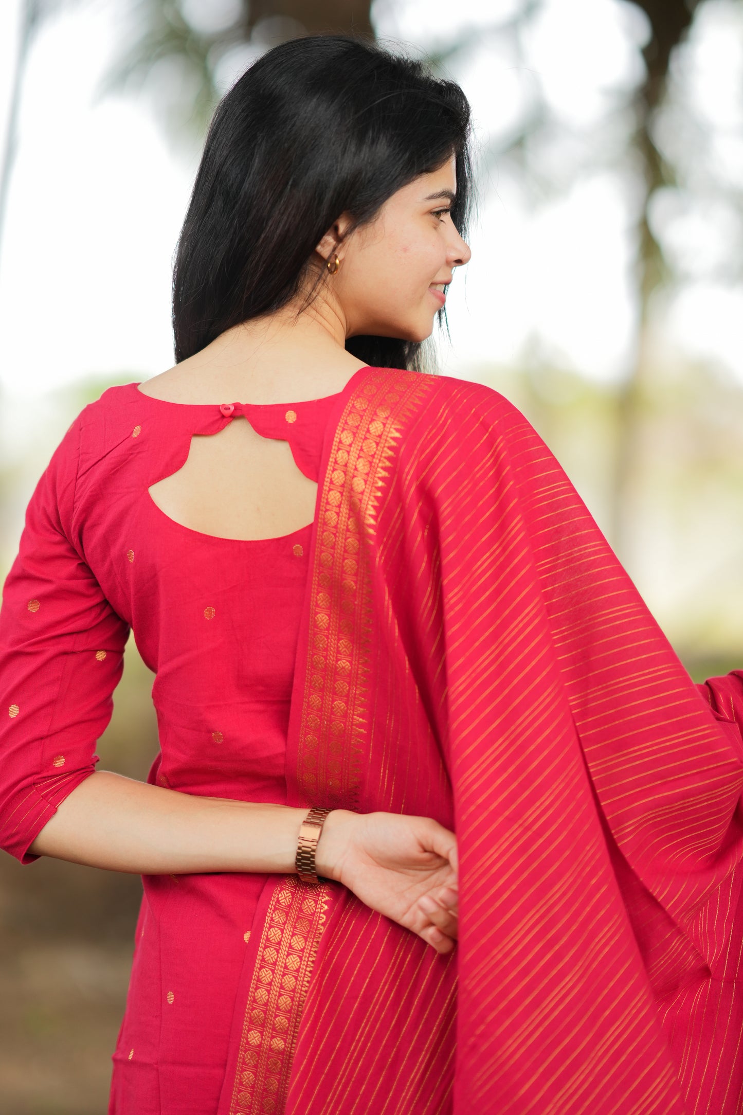 Thenmozhi Maternity Kurti ( 3-Piece Set)