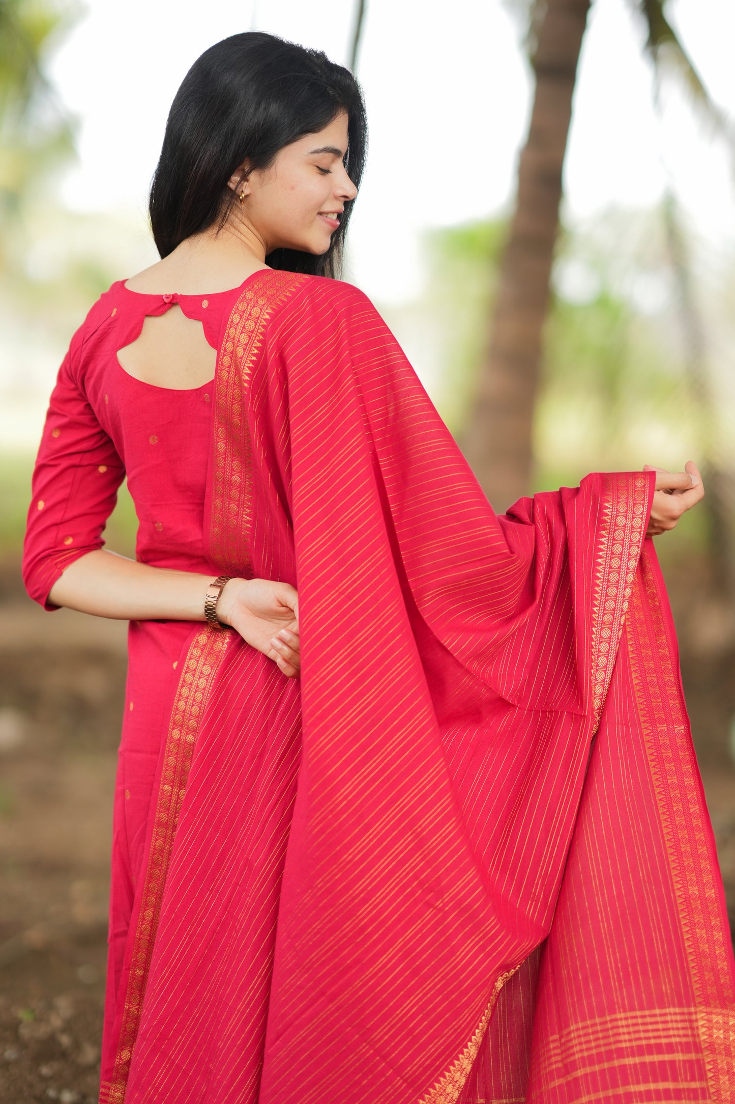 Thenmozhi Maternity Kurti ( 3-Piece Set)