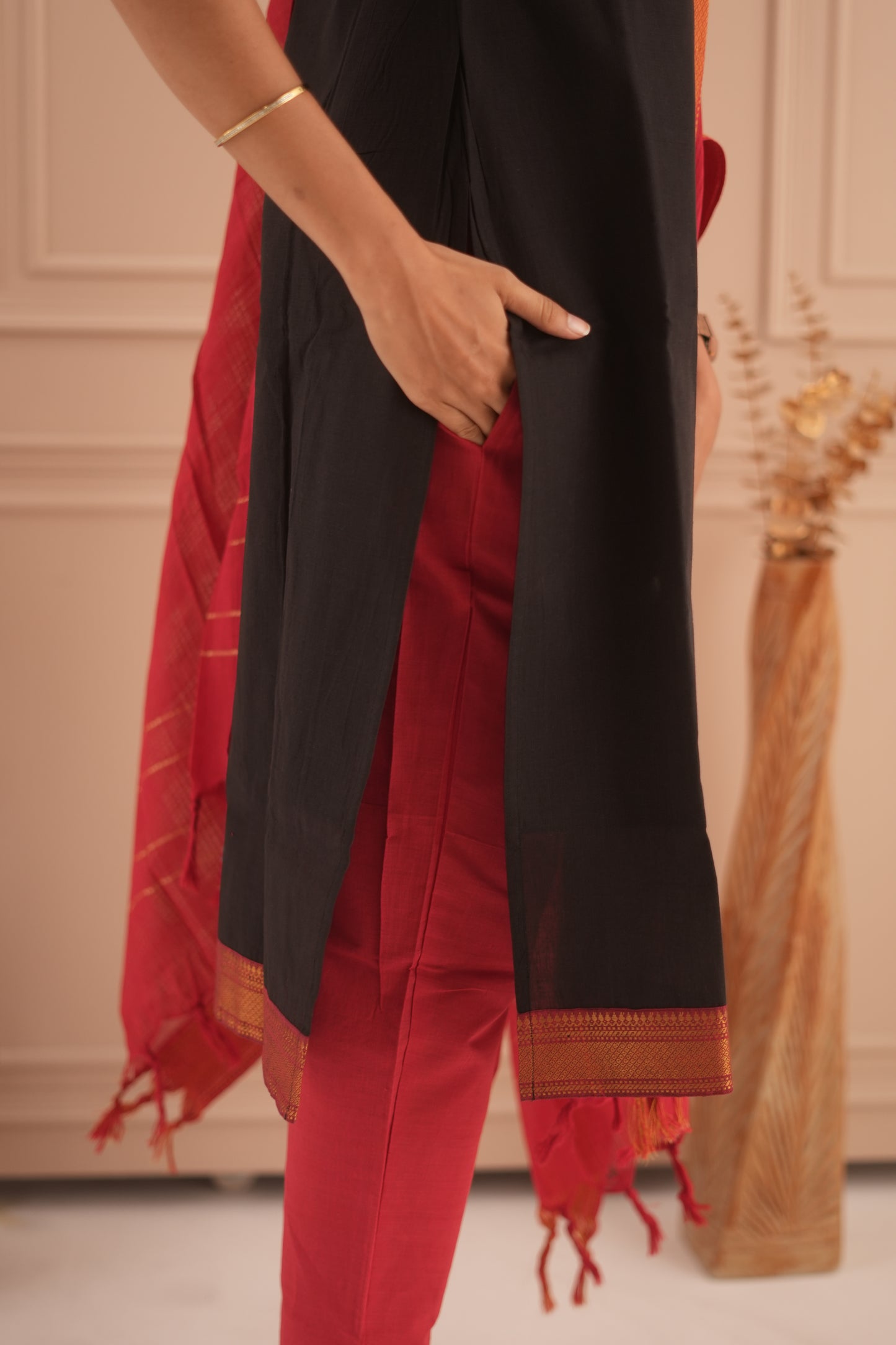 Malar Maternity Kurti ( 3-Piece Set)