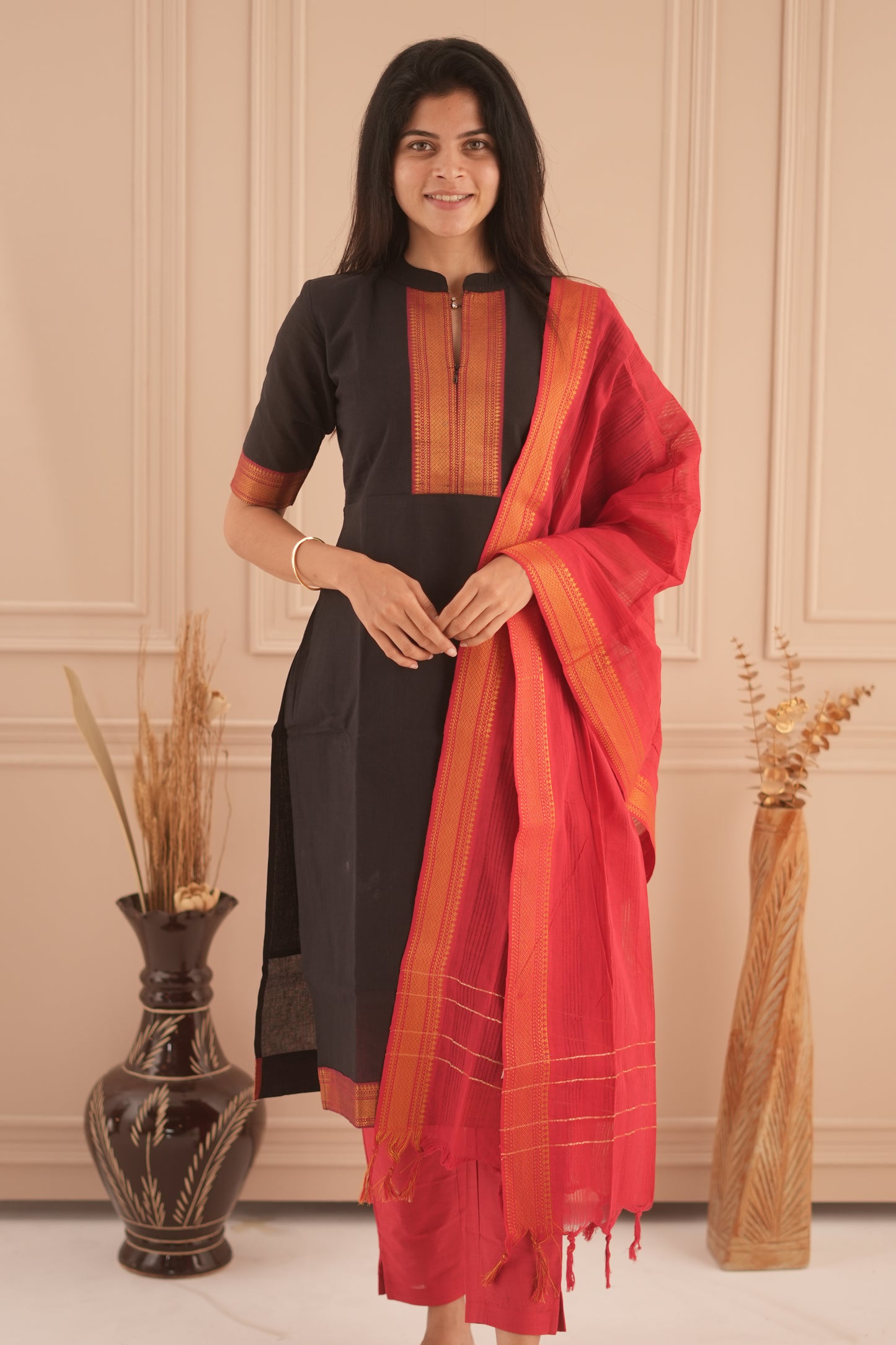 Malar Maternity Kurti ( 3-Piece Set)
