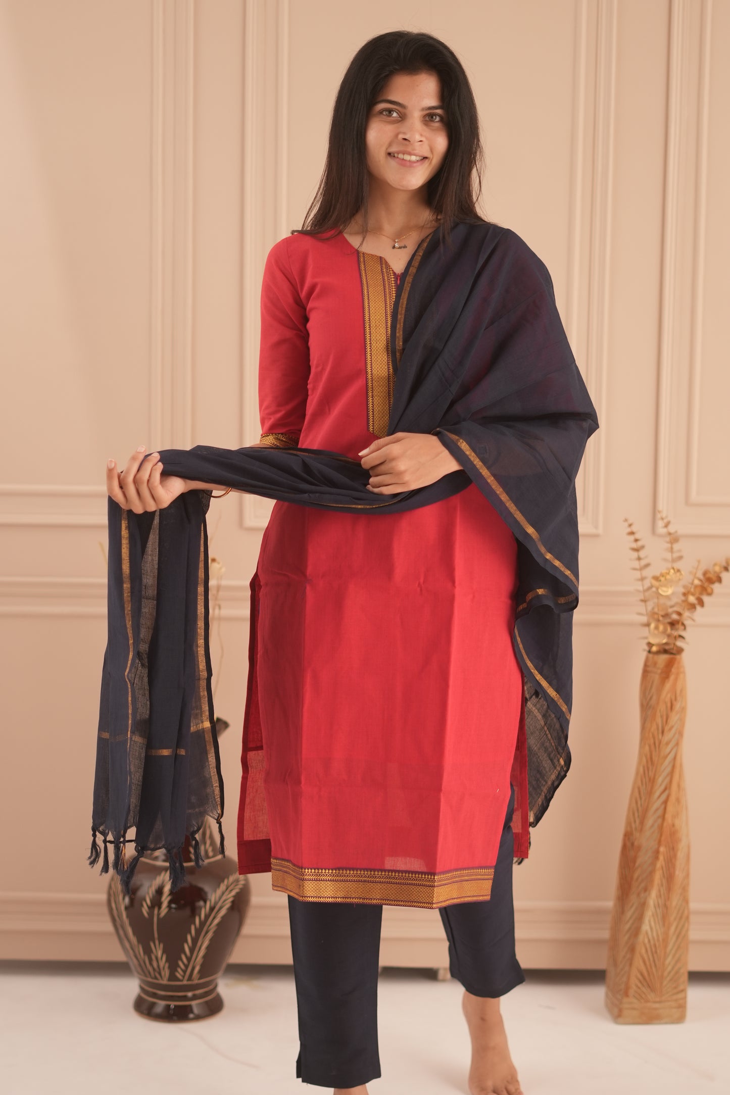 Aathirai Maternity Kurti ( 3-Piece Set)