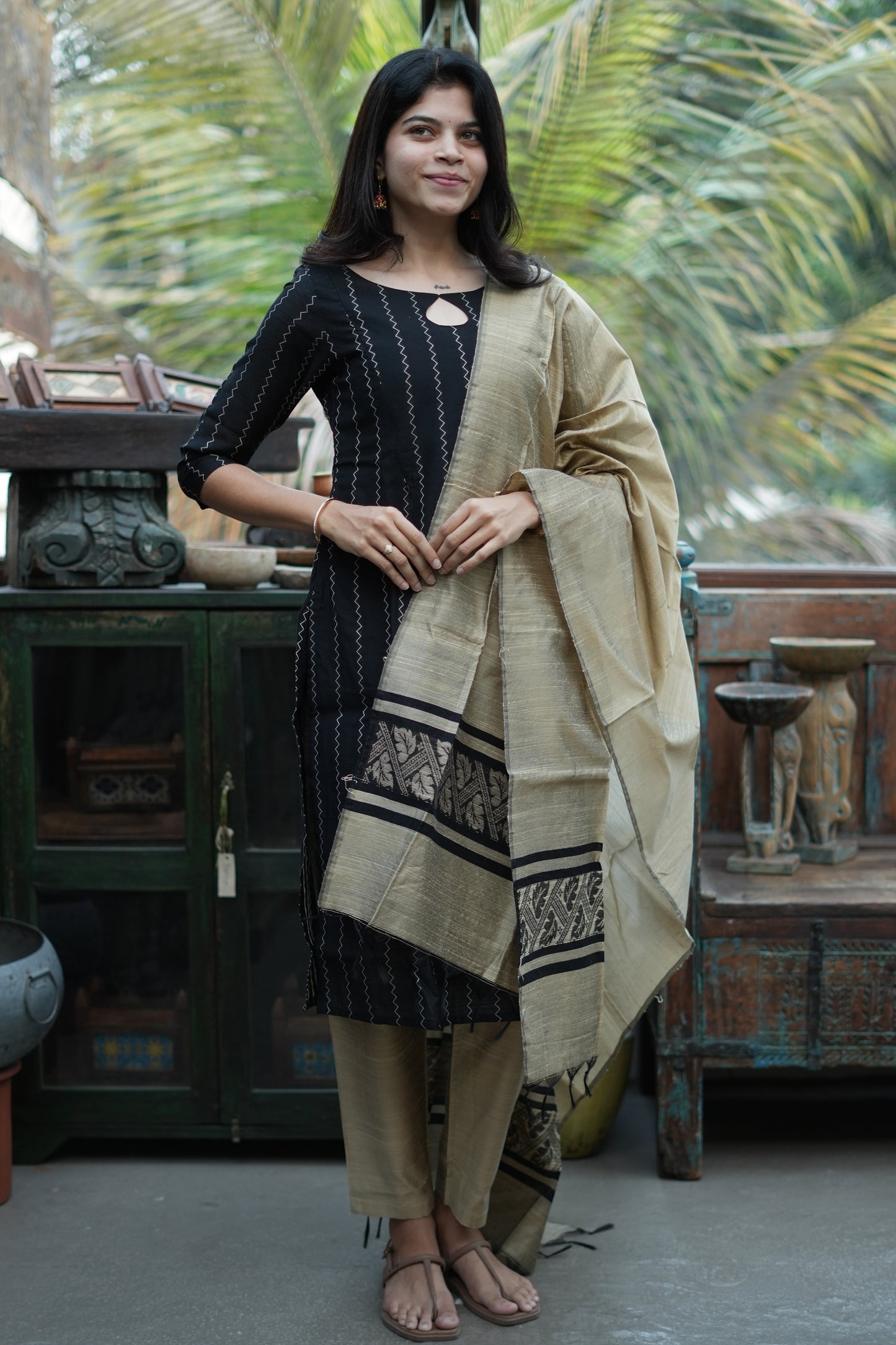 Magizhini Maternity kurti ( 3-Piece Set)