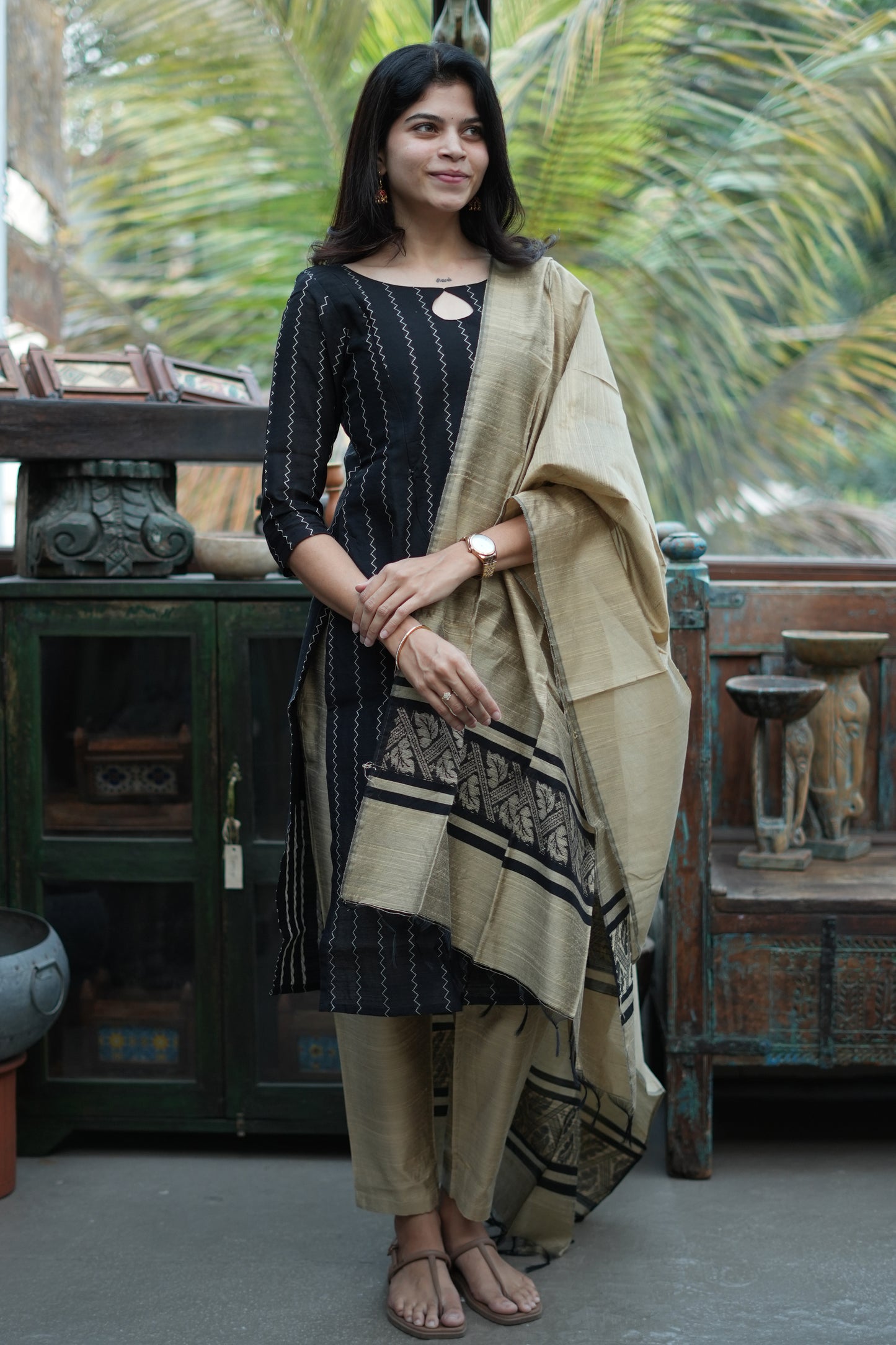 Magizhini Maternity kurti ( 3-Piece Set)