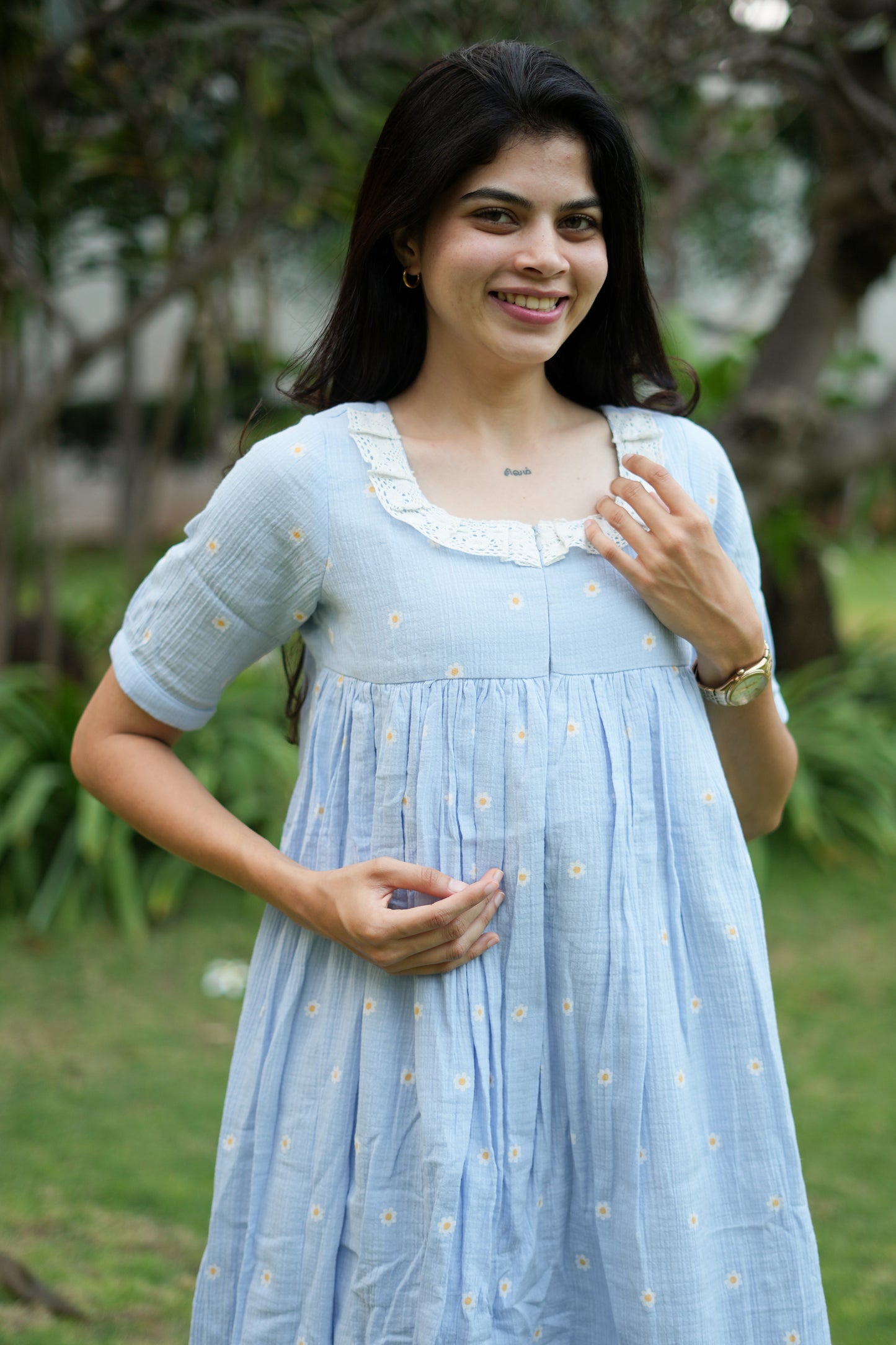 Flora Maternity Dress