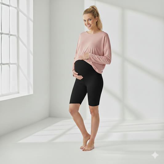 Maternity Shorts - Black