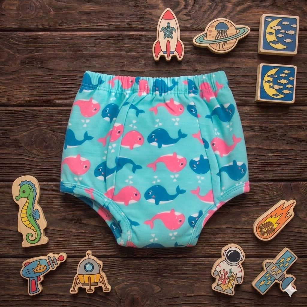 Dolphin Washable Padded Underwear