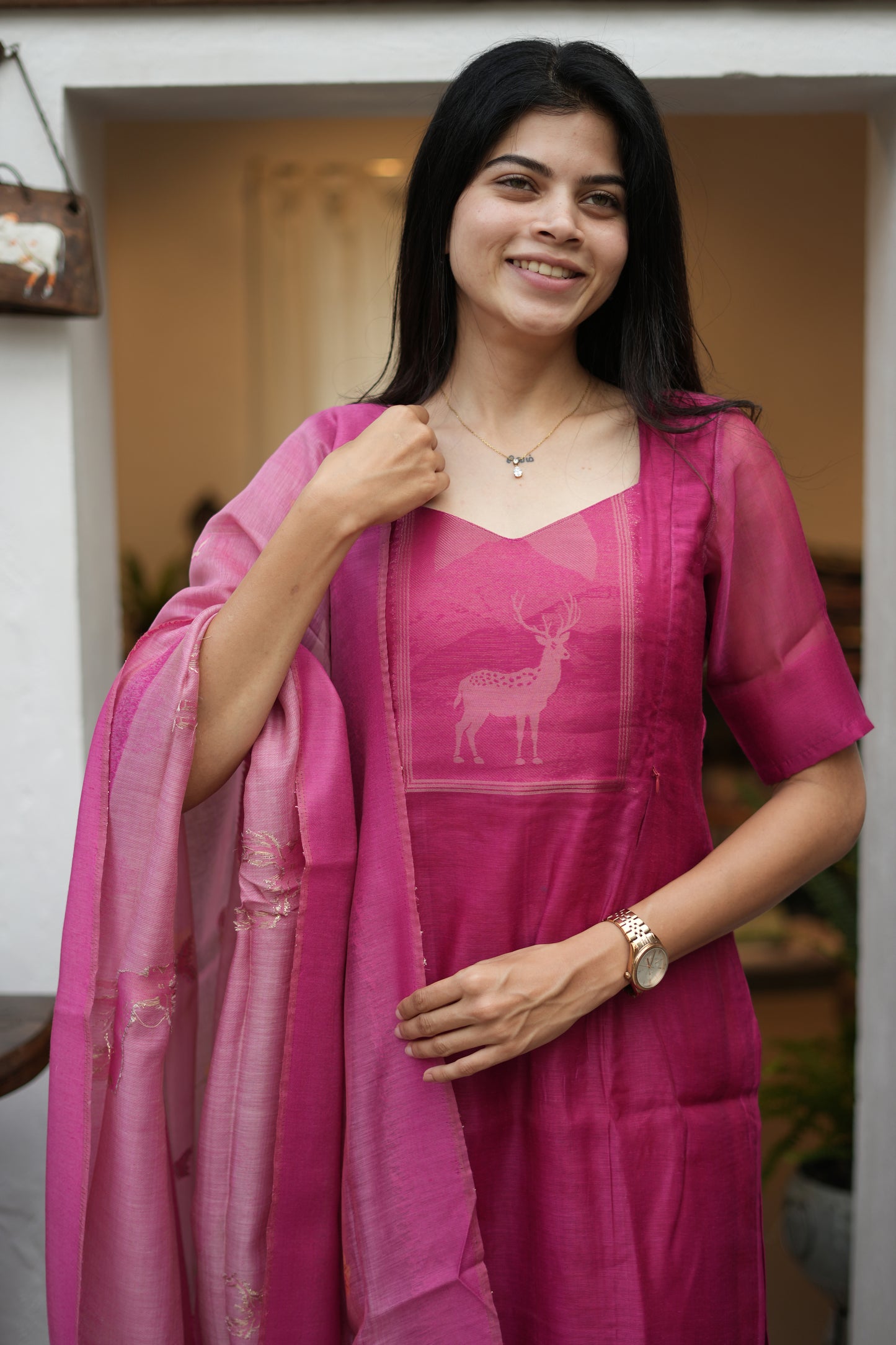 Nilani Maternity Kurti ( Top & Duppata)