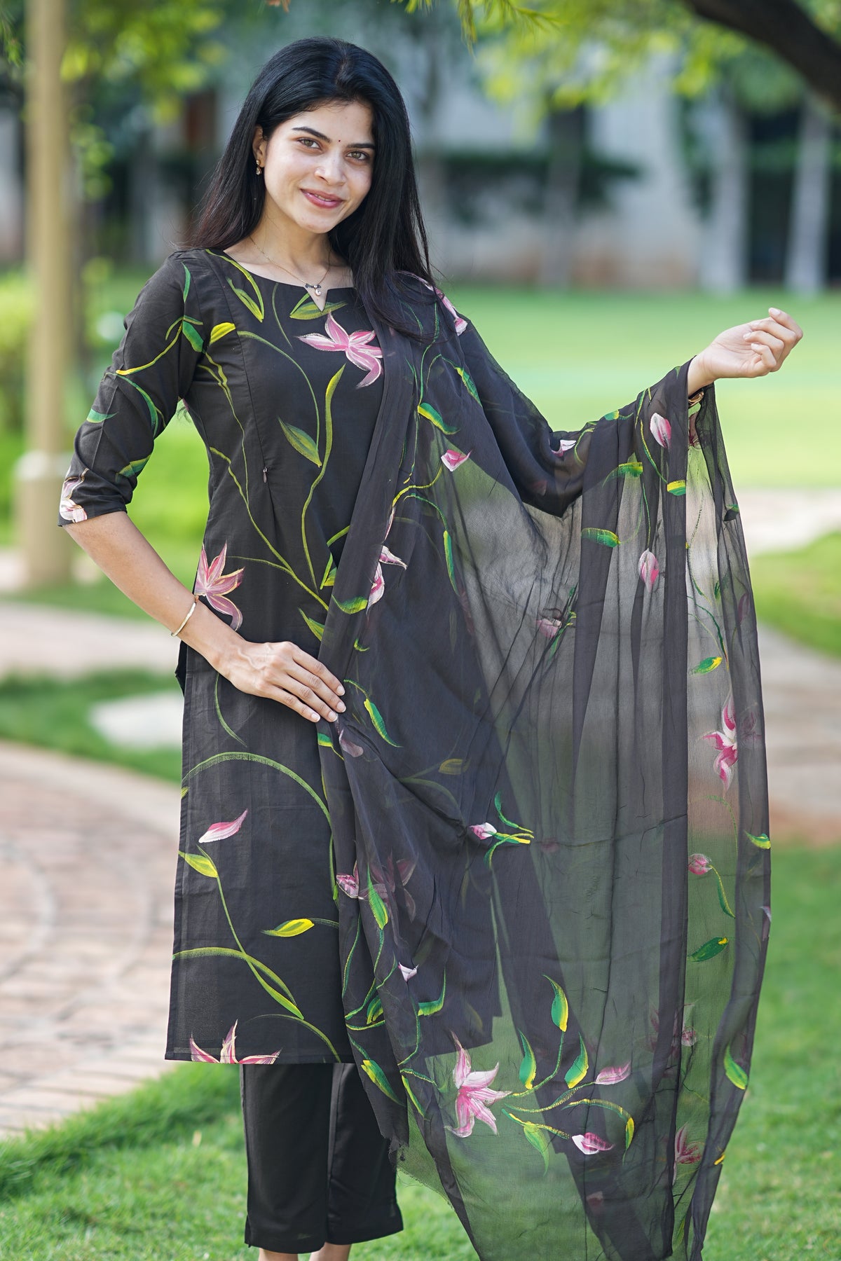 Venba Maternity Kurti ( 3-Piece Set)