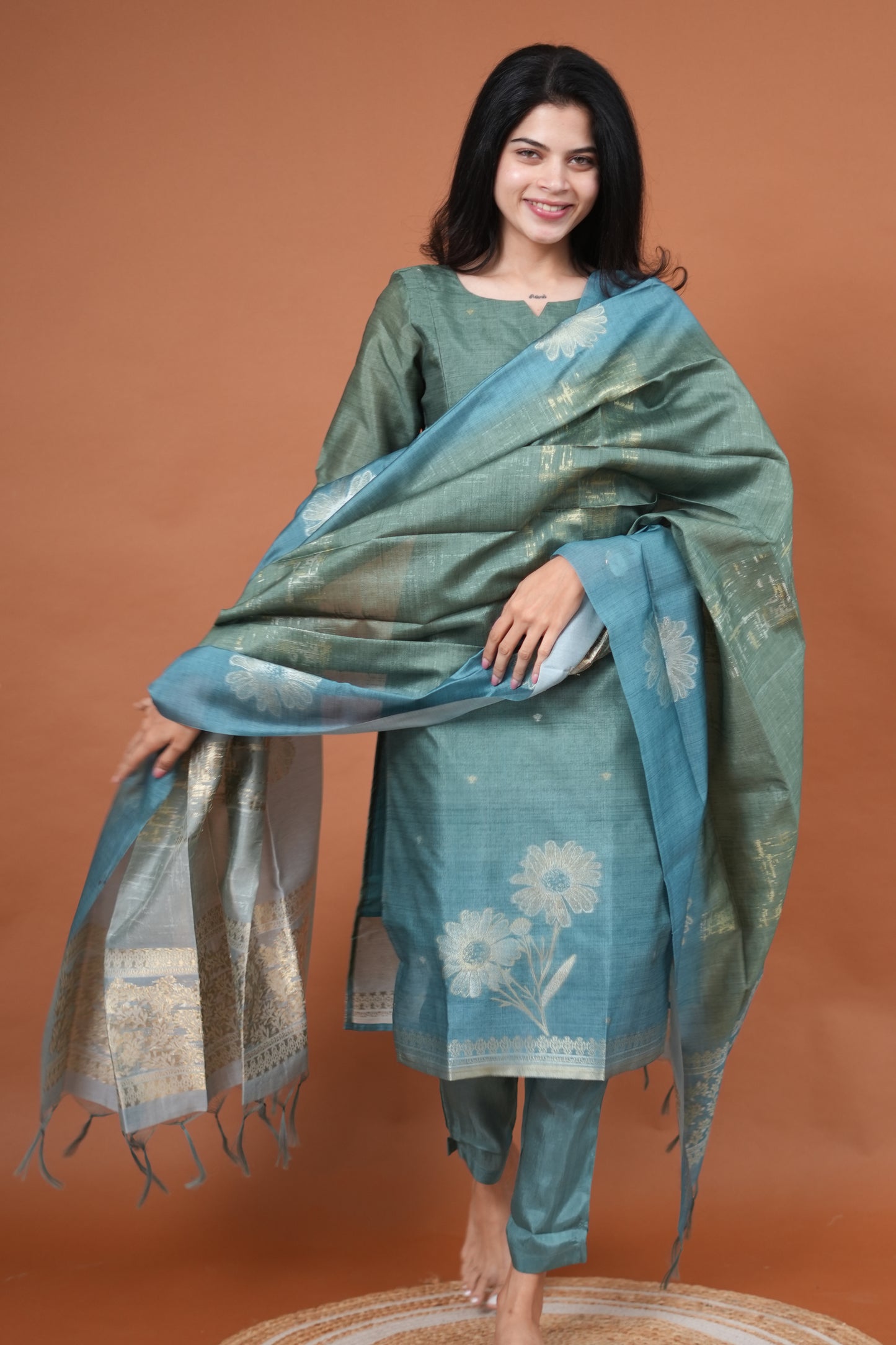 Tina Maternity Kurti ( 3-Piece Set)