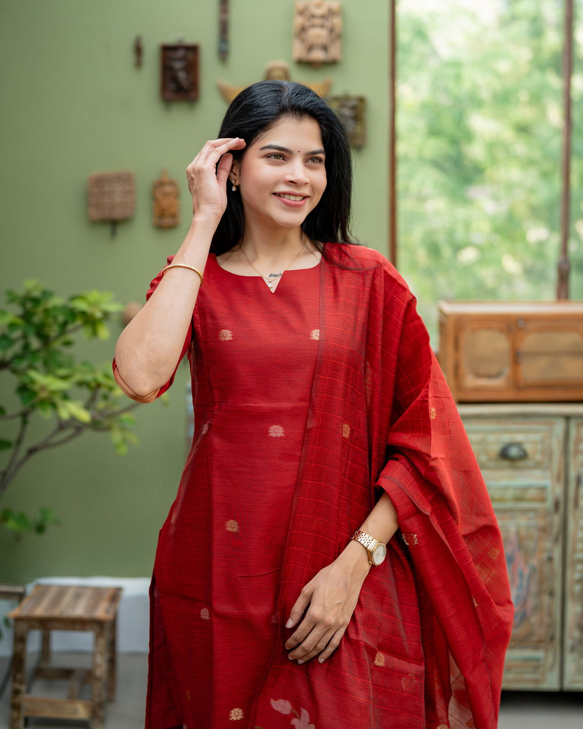 Shalini Maternity Kurti ( 3-Piece Set)