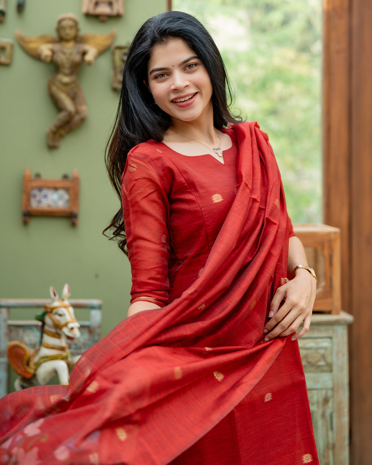Shalini Maternity Kurti ( 3-Piece Set)