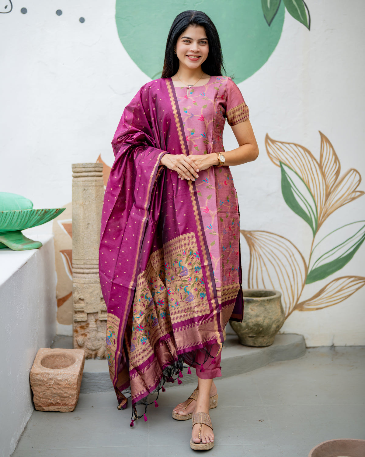Jivika Maternity Kurti ( 3-Piece Set)