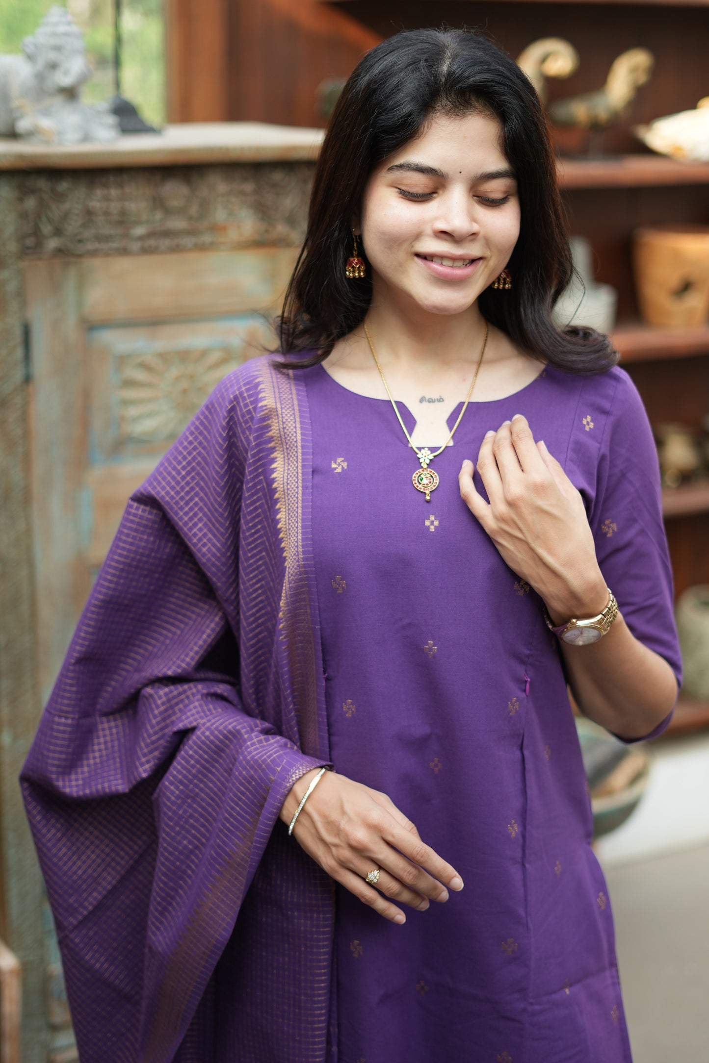 Thendral Maternity Kurti ( 3-Piece Set)