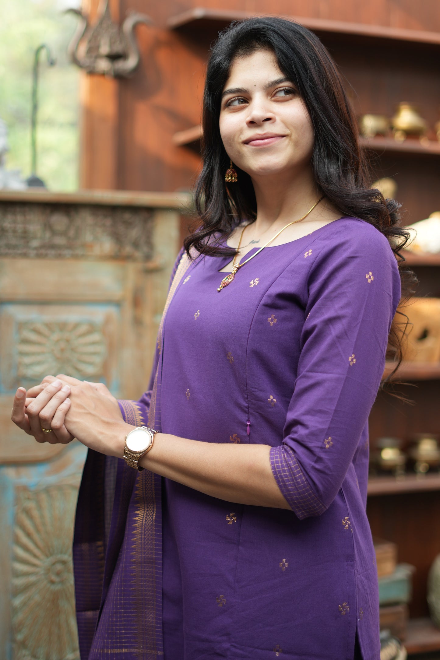 Thendral Maternity Kurti ( 3-Piece Set)