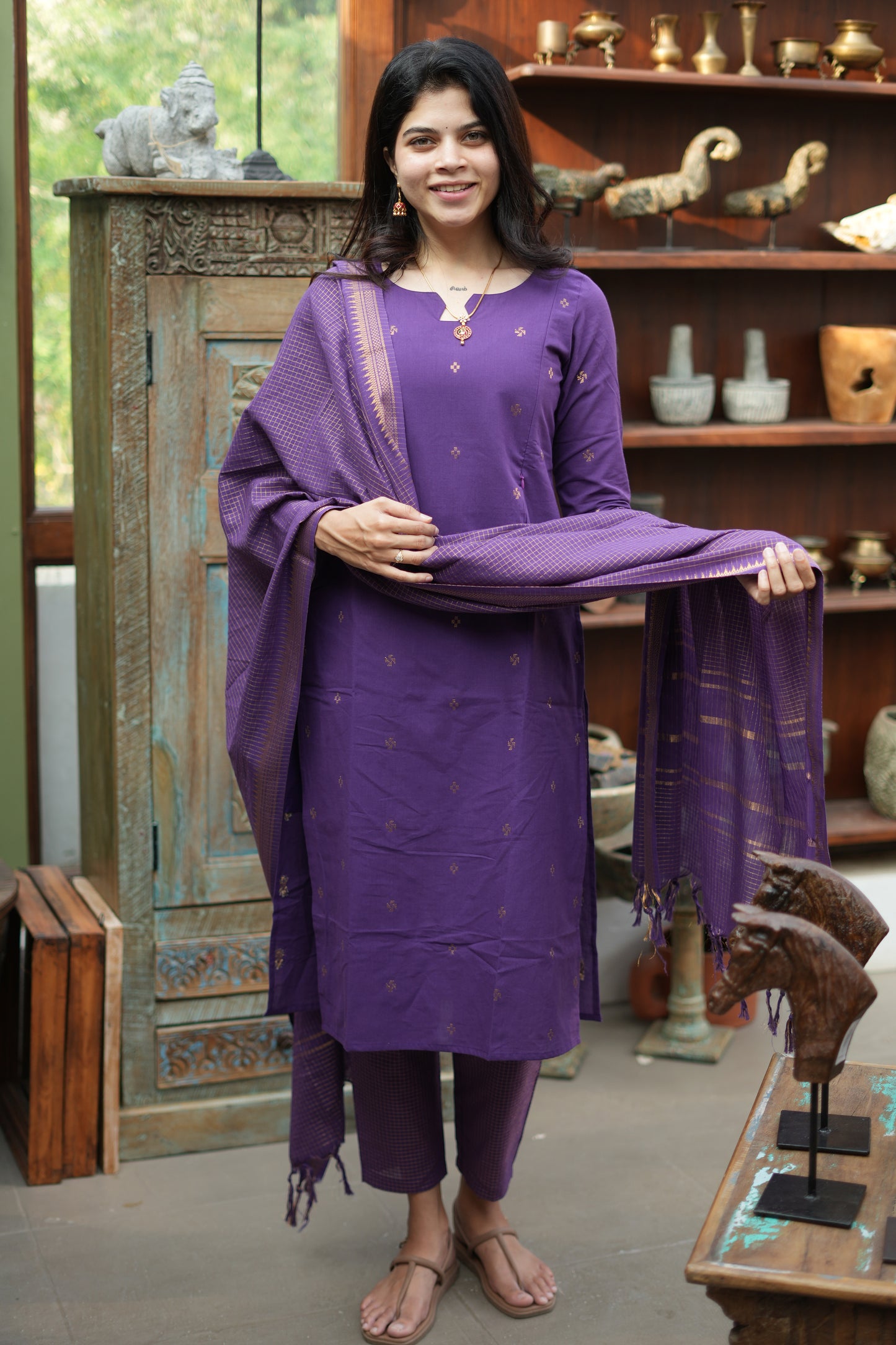 Thendral Maternity Kurti ( 3-Piece Set)