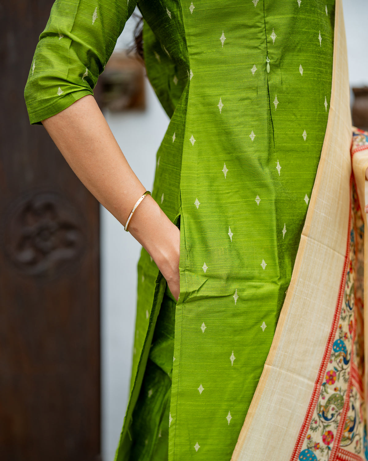 Yashvi Maternity kurti ( 3-Piece Set)
