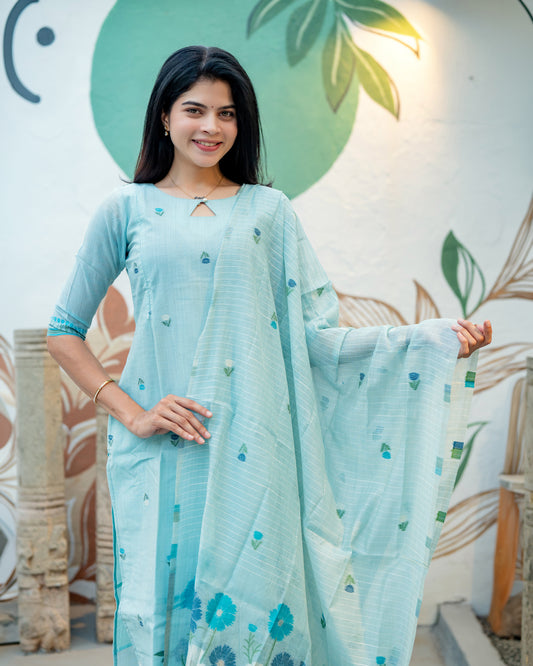 Mathi Maternity Kurti ( 3-Piece Set)