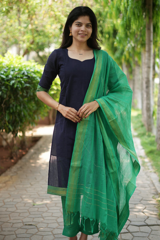 Poonguzhali Maternity Kurti ( 3-Piece Set)