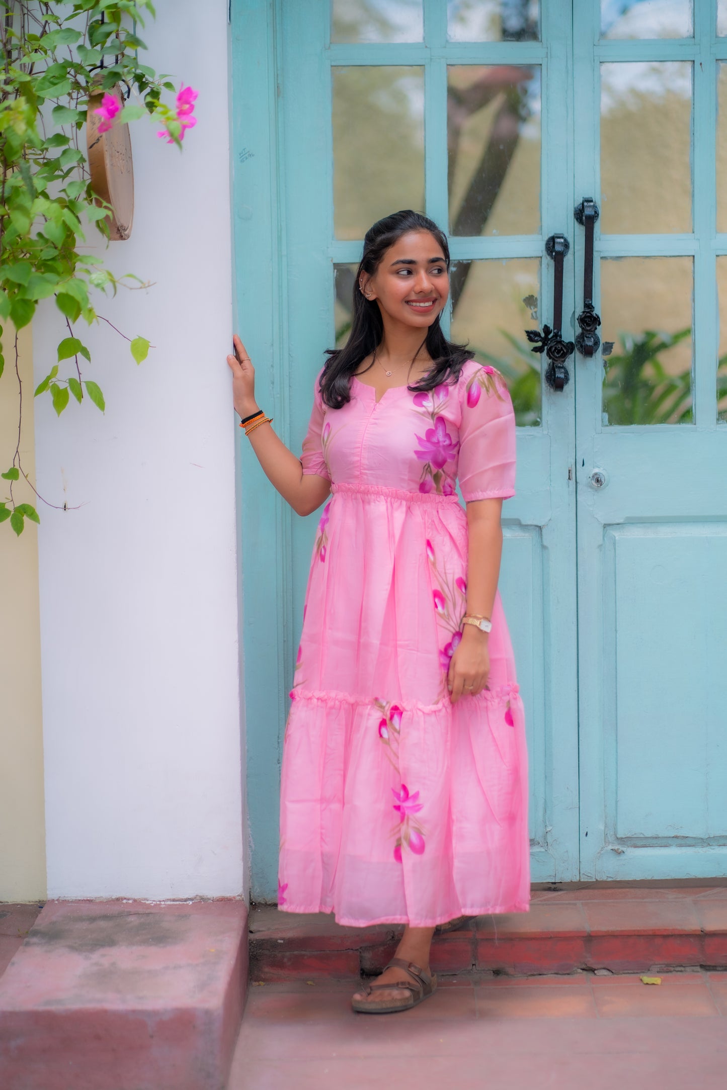 Ishita - OrganzaZipKurti