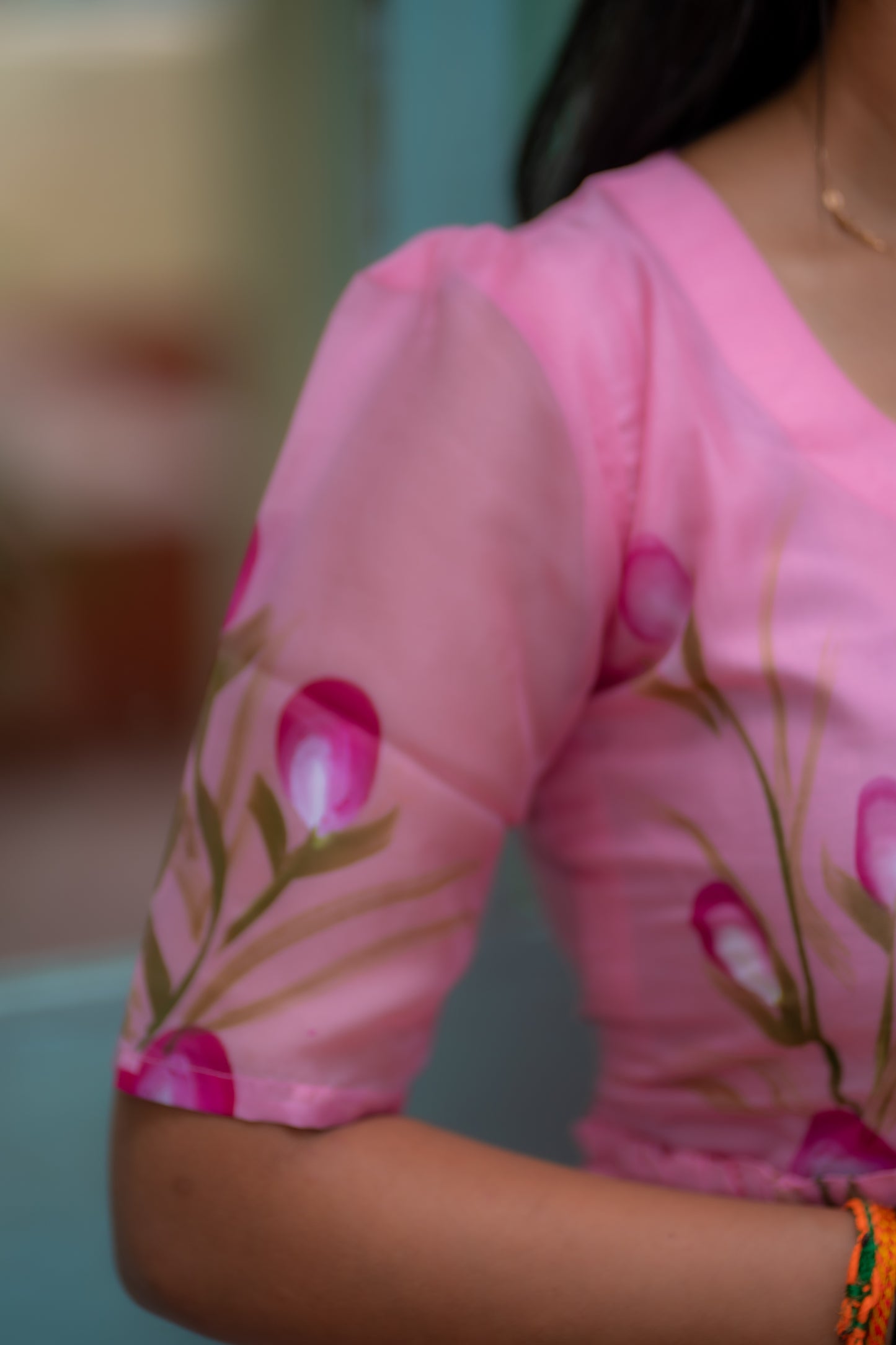 Ishita - OrganzaZipKurti