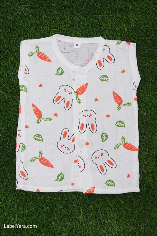Baby - Bunny Muslin Top