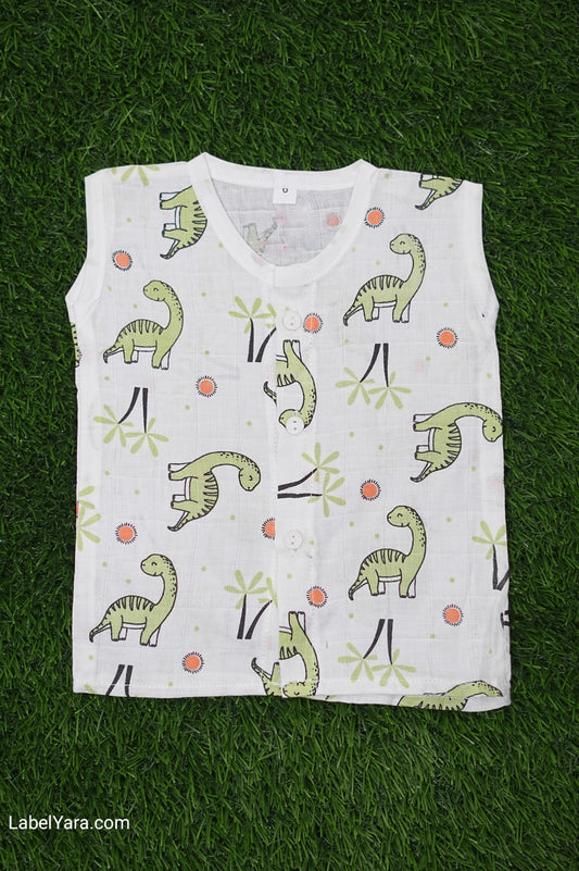 Baby - Dino Muslin Top