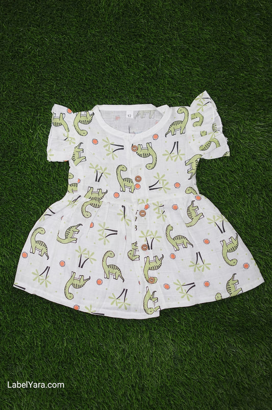Baby - Dino Muslin Frock