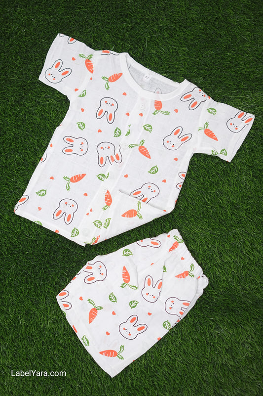 Baby - Bunny Muslin Co-ord set