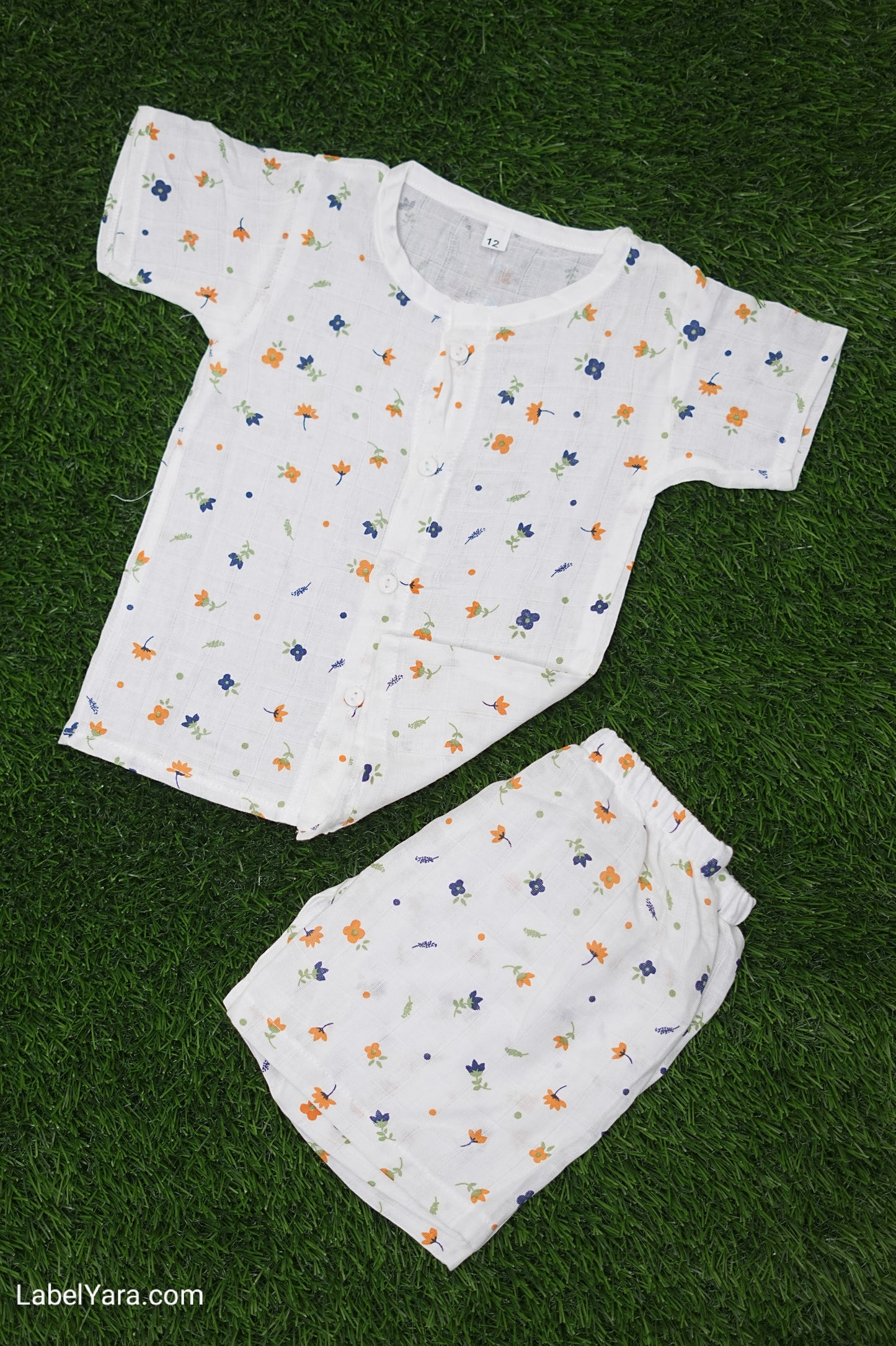 Baby - Floral Muslin Co-ord set