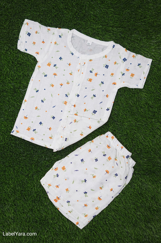 Baby - Floral Muslin Co-ord set