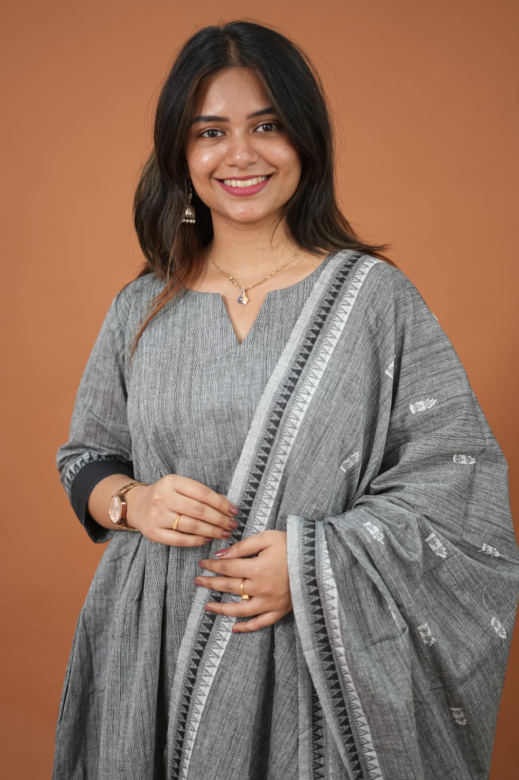 Magil Maternity Kurti ( 3-Piece Set)