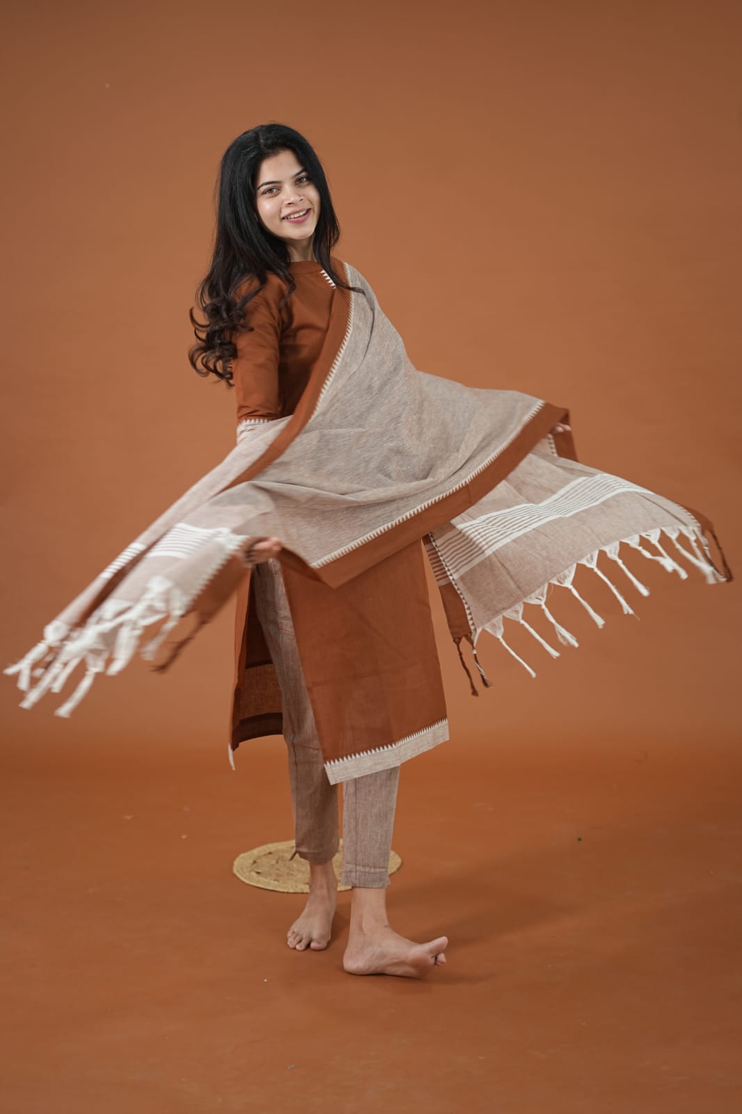 Iniyal Maternity Kurti ( 3-Piece Set)