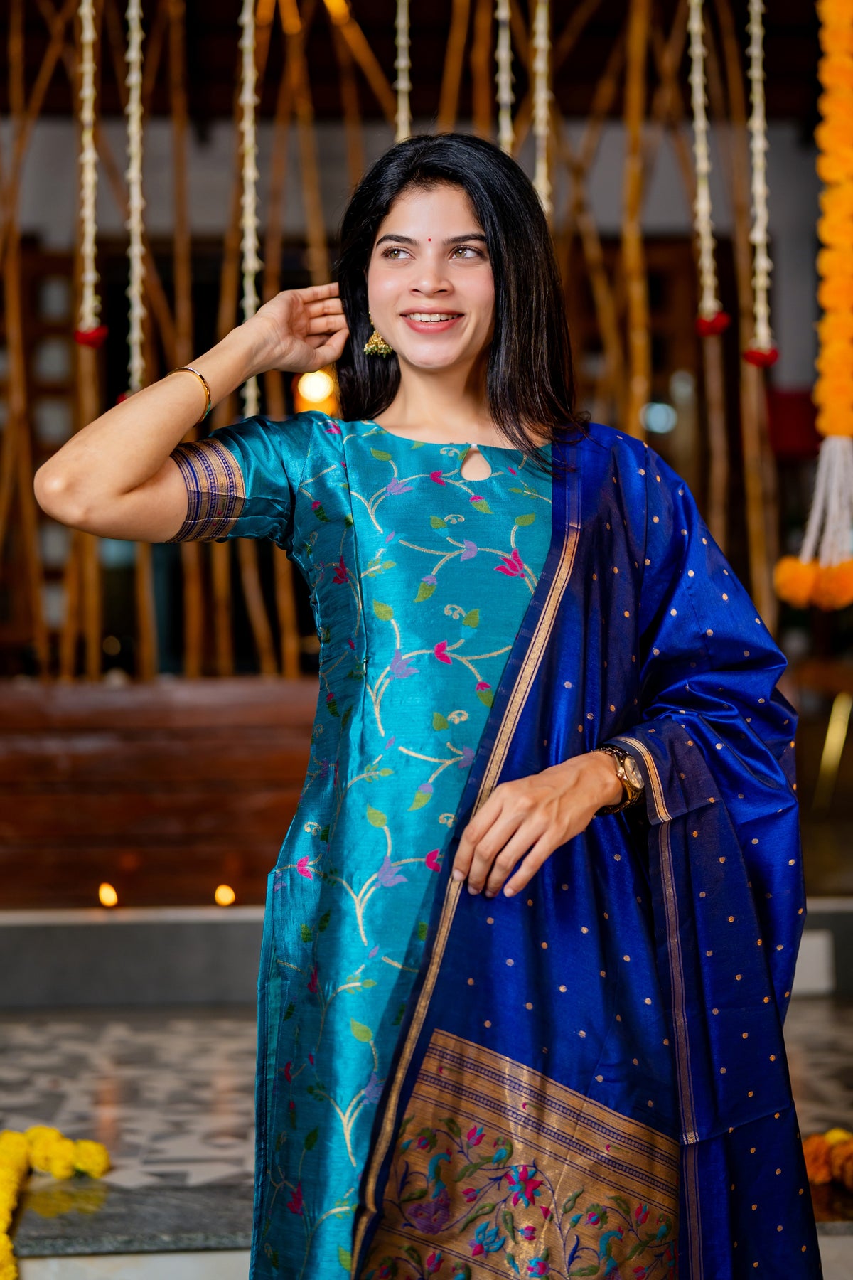Tulsi Maternity Kurti ( 3-Piece Set)