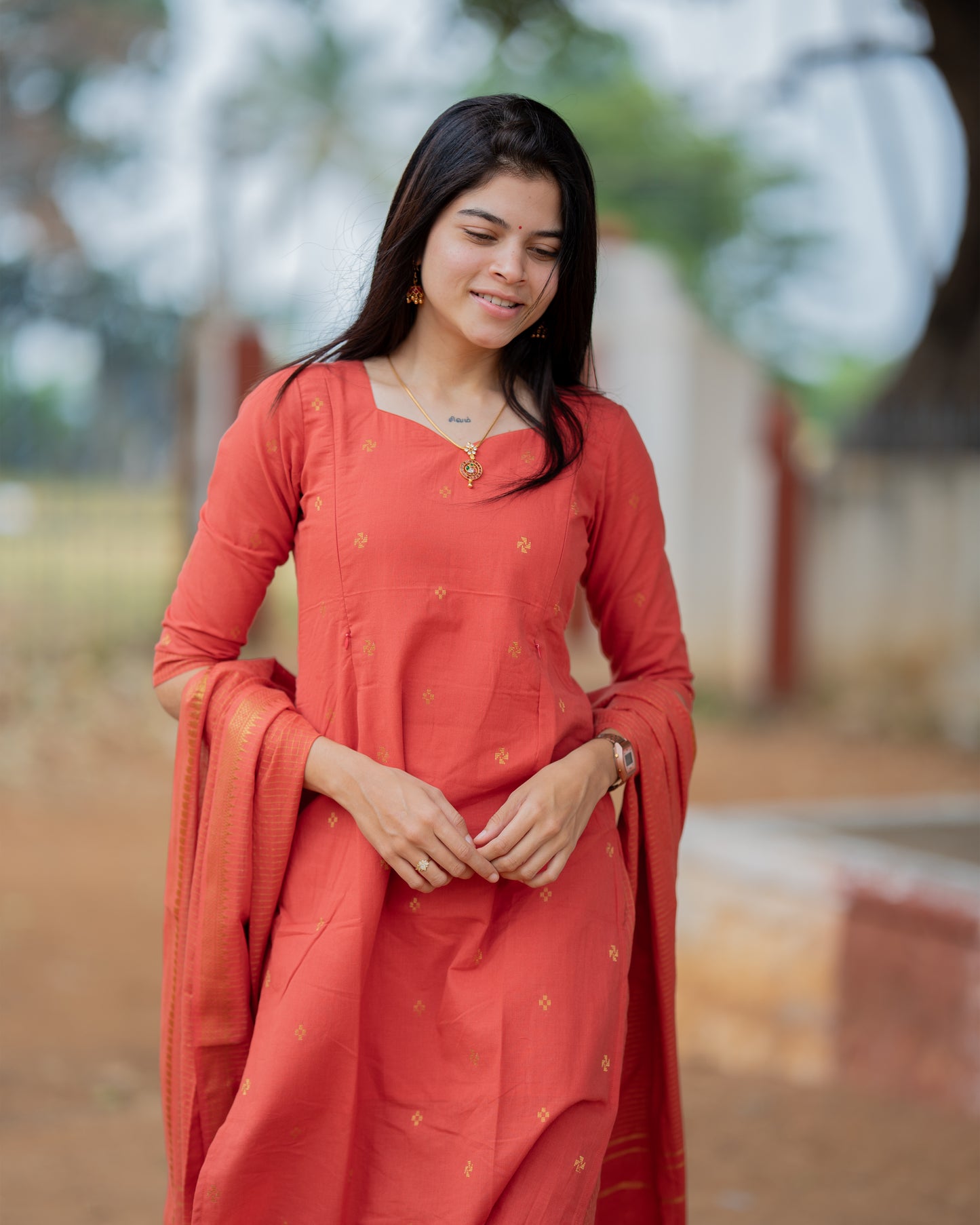 Valli Maternity Kurti ( 3-Piece Set)