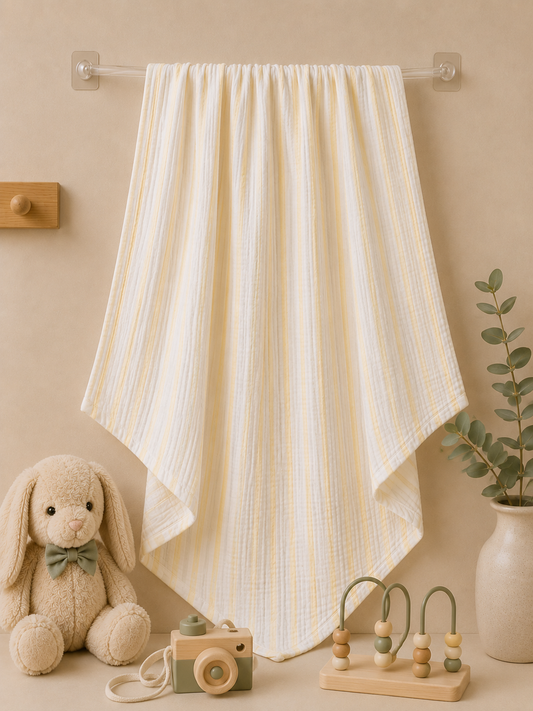 Creamy Muslin Baby Towel