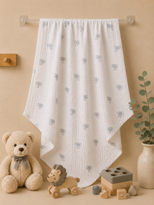 Tuskie Muslin Baby Towel