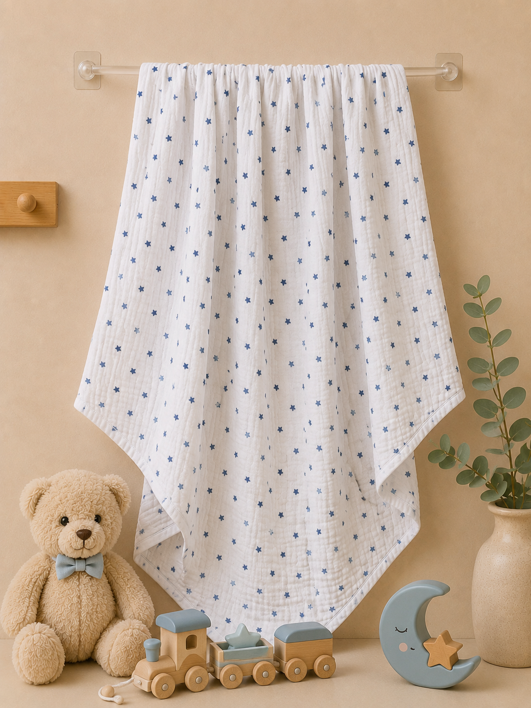 BlueStar Muslin Baby Towel